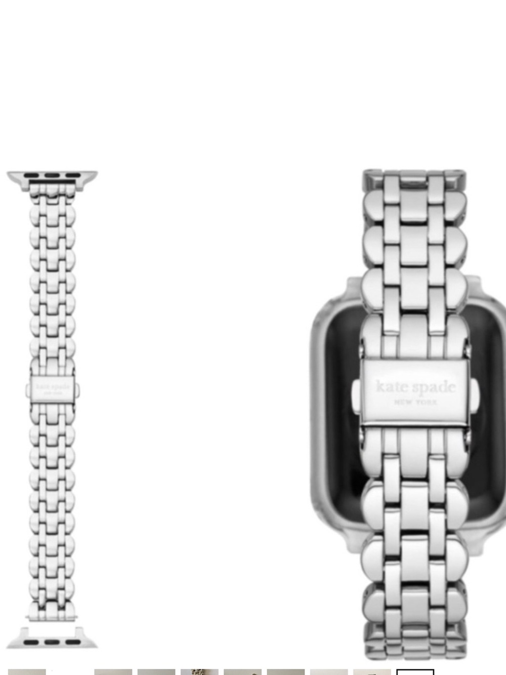 KATE SPADE STAINLESS STEEL APPLE WATCH BAND EXCELLENT PRE-OWNED CONDITION